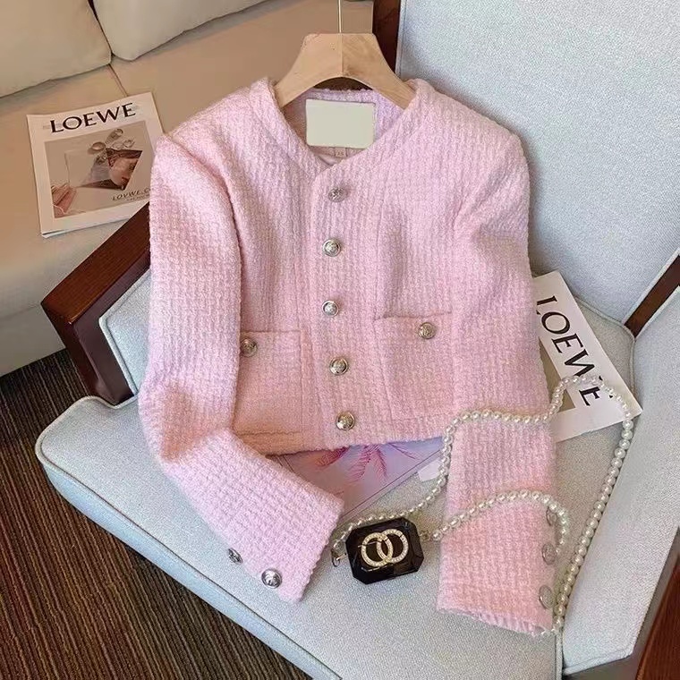 Women Tweed Fragrant Pink Jack - Jack Winter Clothing recension och pris