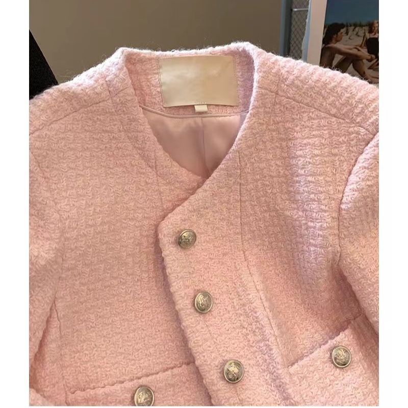Women Tweed Fragrant Pink Jack - Jack Winter Clothing recension och pris