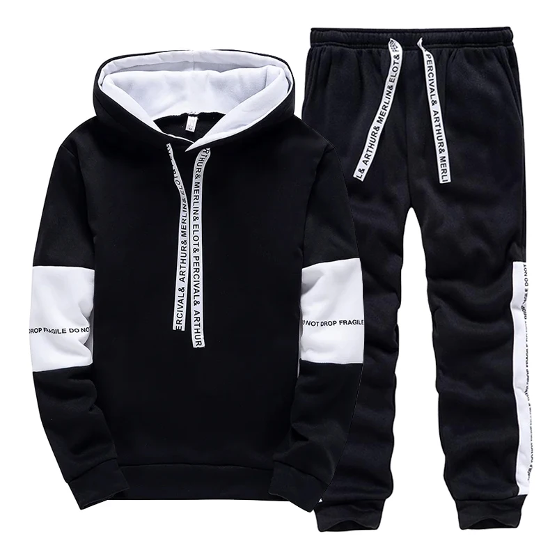 Tracksuit for Man Casual Hoode - Winter Clothing Fashion recension och pris