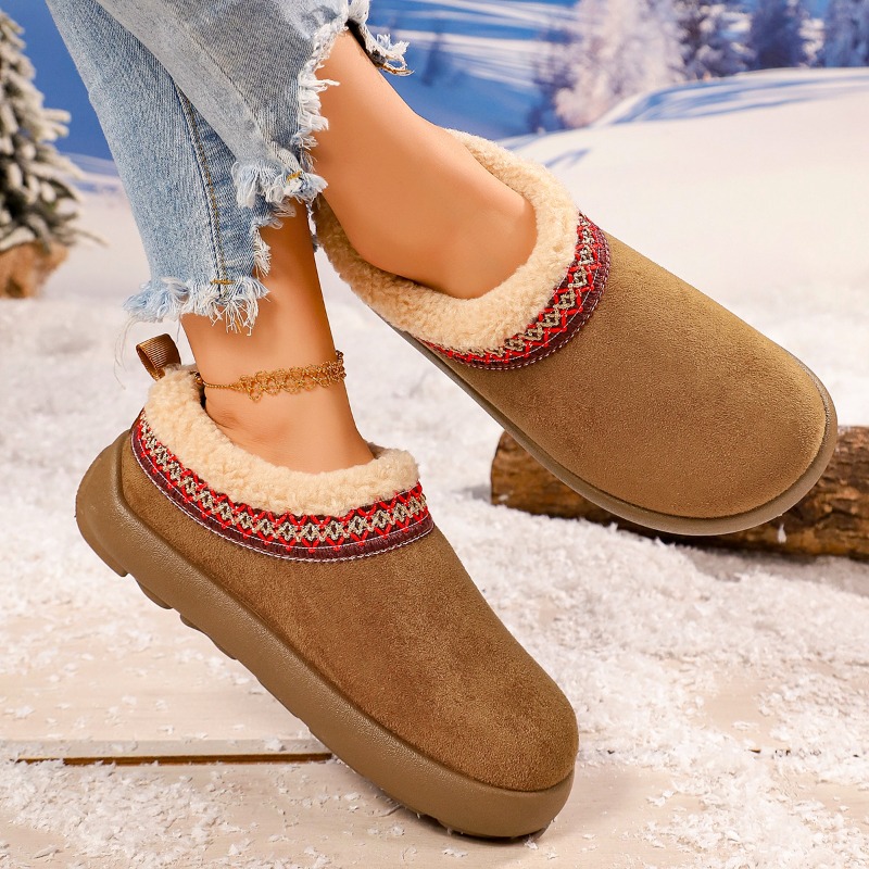 2027 New Women's Plush Slipper - Snow Boot Fur Lined recension och pris