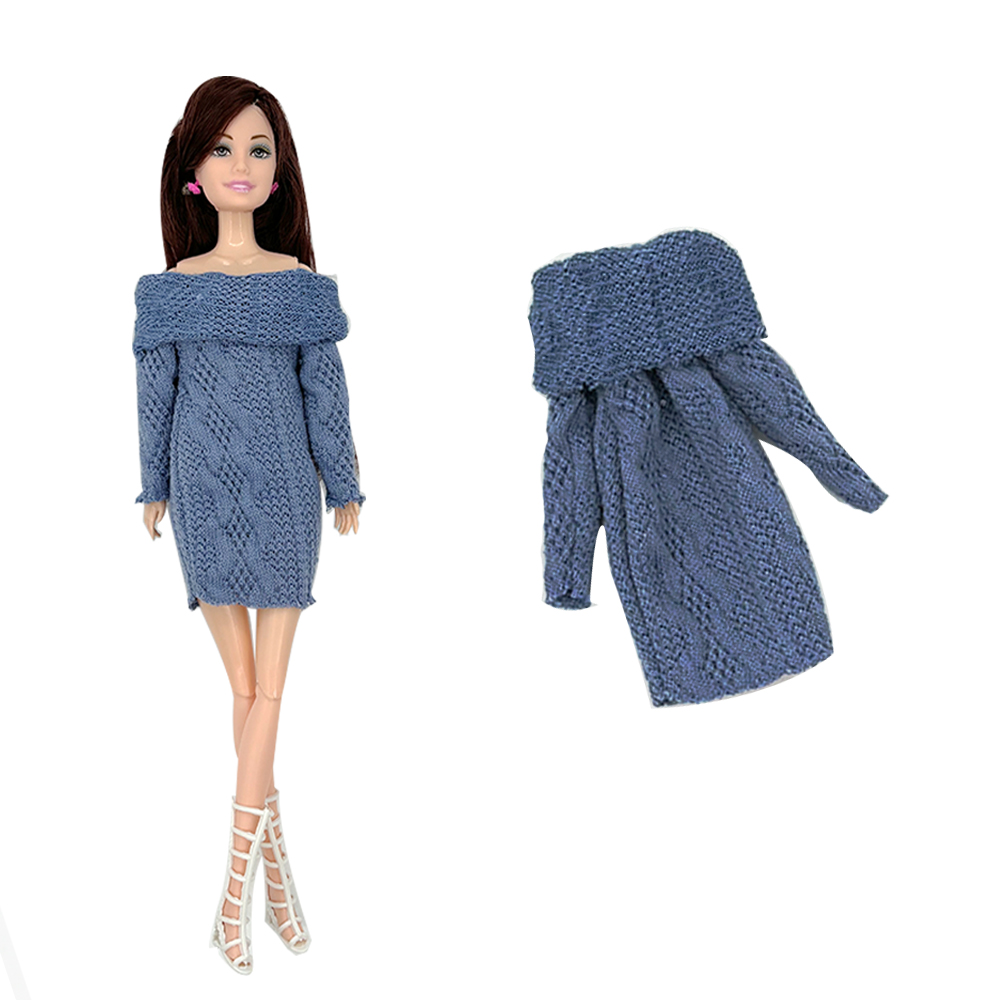 4PCS Fashion Sweater Dresses f - Winter Clothing Dress Up recension och pris