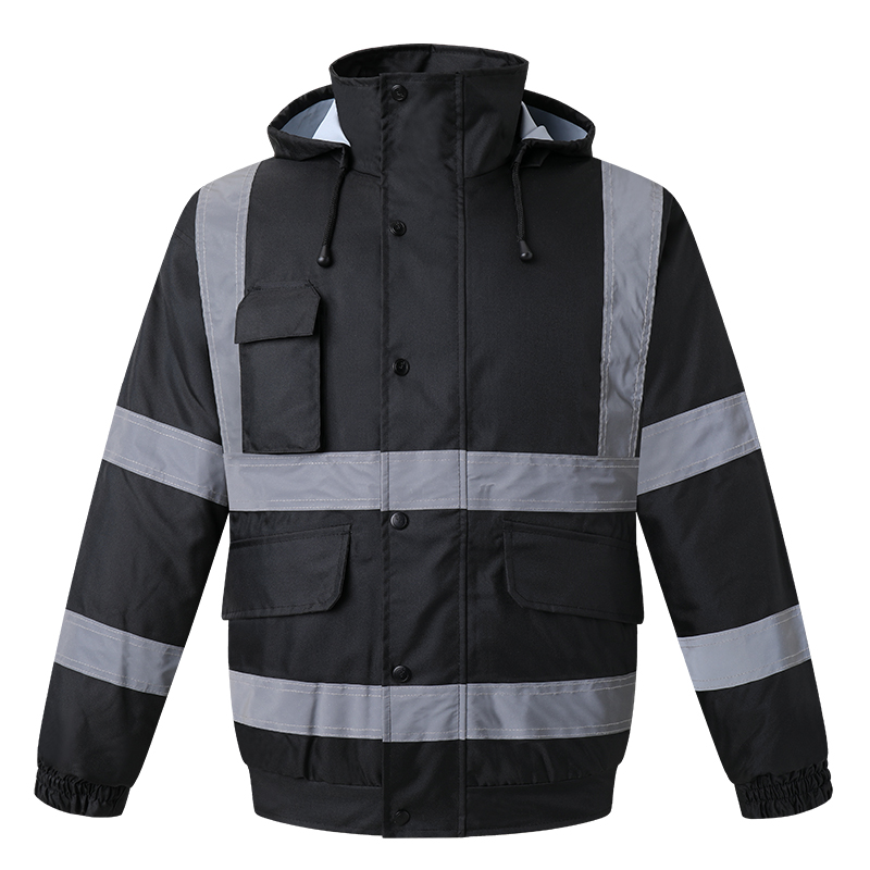 Hi Vis Winter Jacket Men Work  - Winter Clothing Articles recension och pris