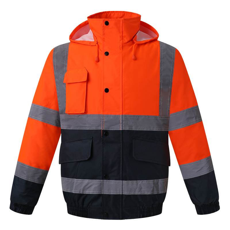 Hi Vis Winter Jacket Men Work  - Winter Clothing Articles recension och pris