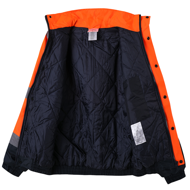 Hi Vis Winter Jacket Men Work  - Winter Clothing Articles recension och pris