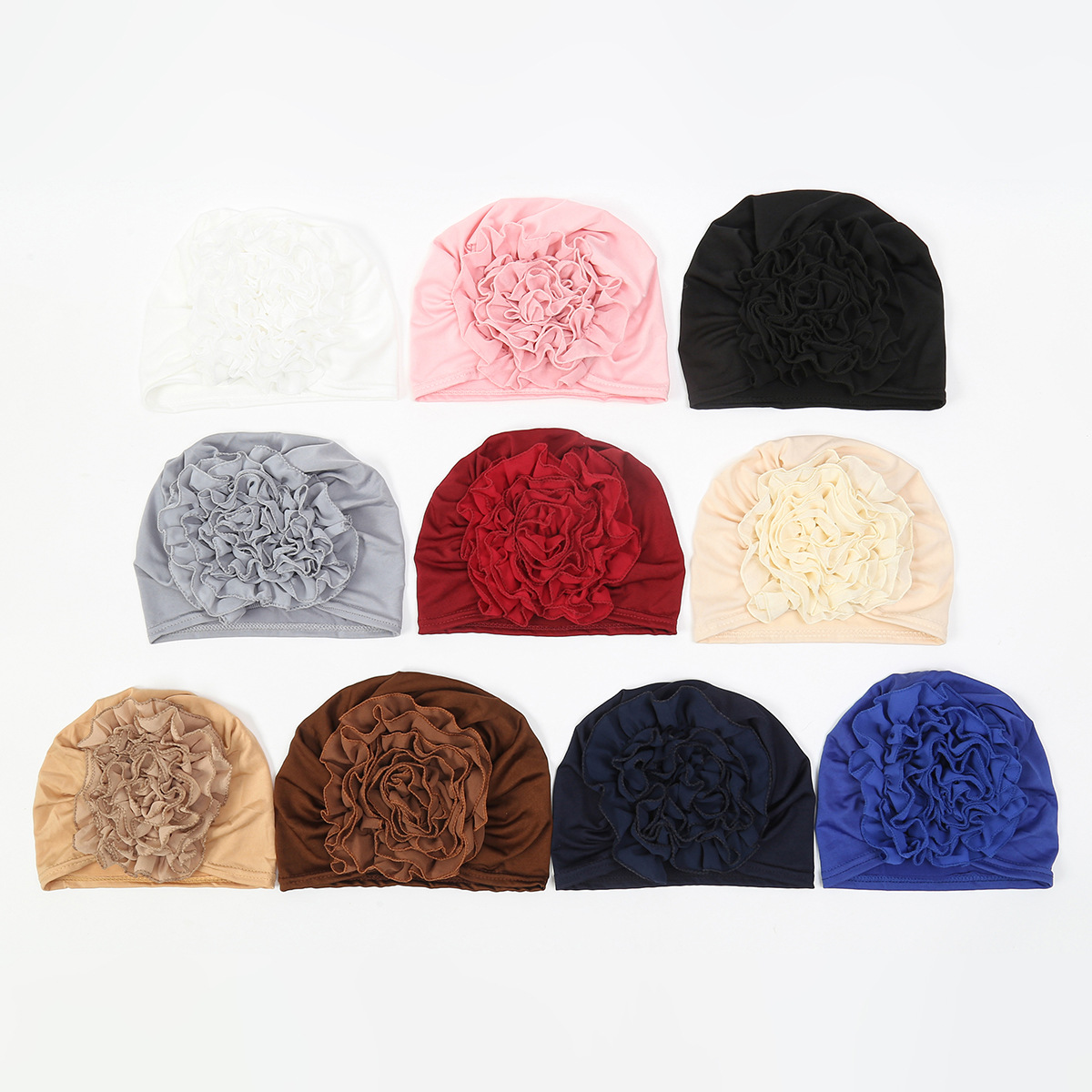 Solid Color Flower Decorated W - Winter Clothing Accessories recension och pris