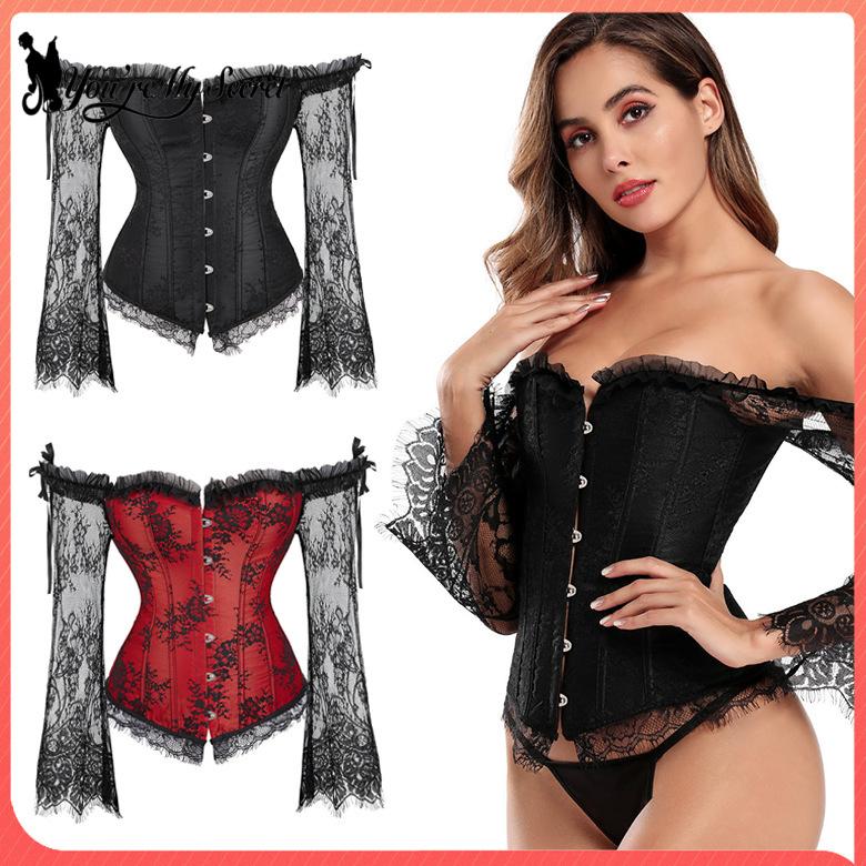 Gothic Long Sleeved Corset Wom - Winter Clothing Dress Up recension och pris