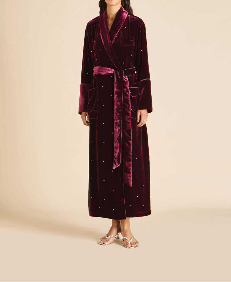 Autumn Red Velvet Wedding Dres - Winter Clothing Dress Up recension och pris