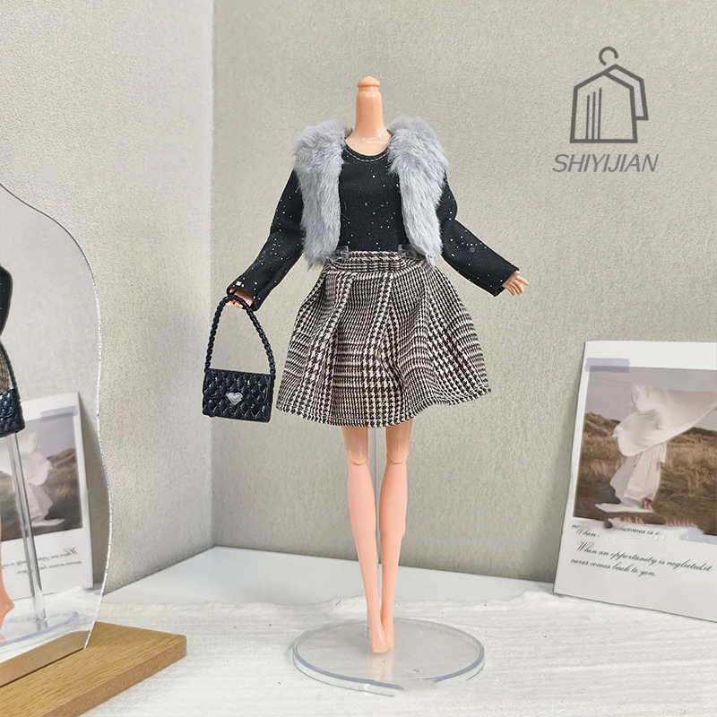 1/6 Doll Handmade Dress Clothi - Winter Clothing Dress Up recension och pris