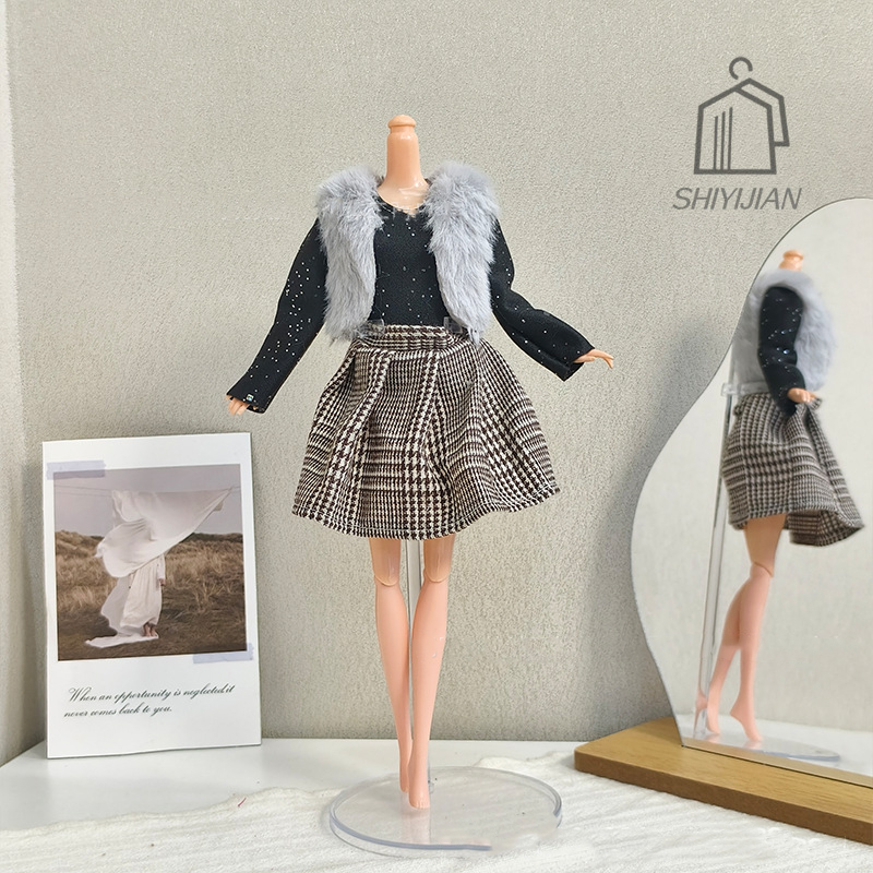 1/6 Doll Handmade Dress Clothi - Winter Clothing Dress Up recension och pris