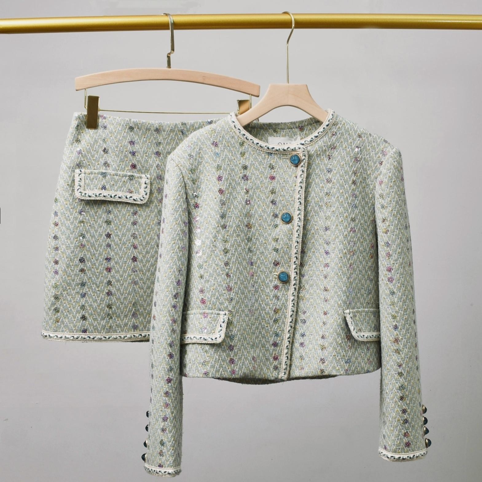 Women Elegant Tweed Luxury Sui - Jack Winter Clothing recension och pris
