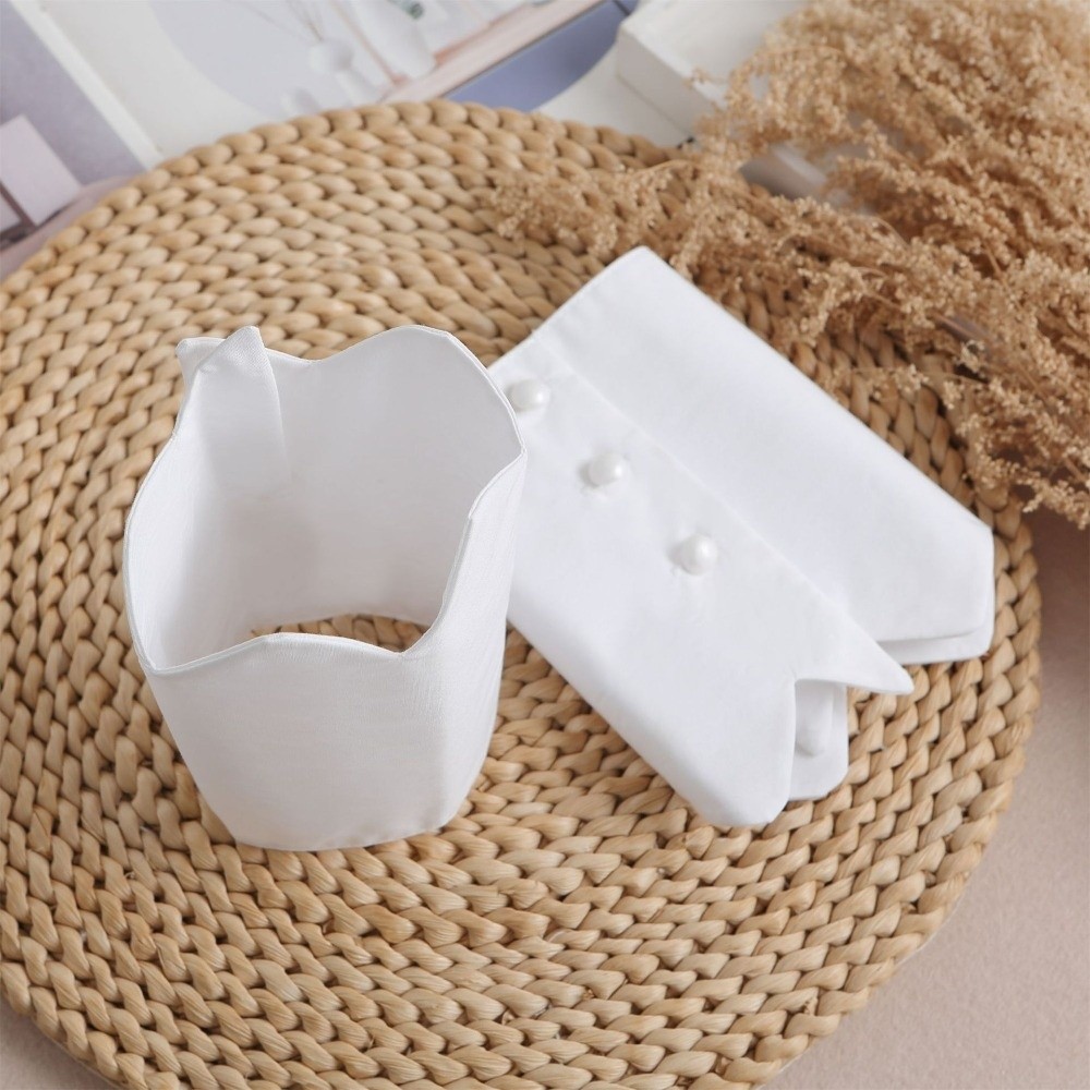 Trend White Fake Cuffs Button  - Winter Clothing Accessories recension och pris