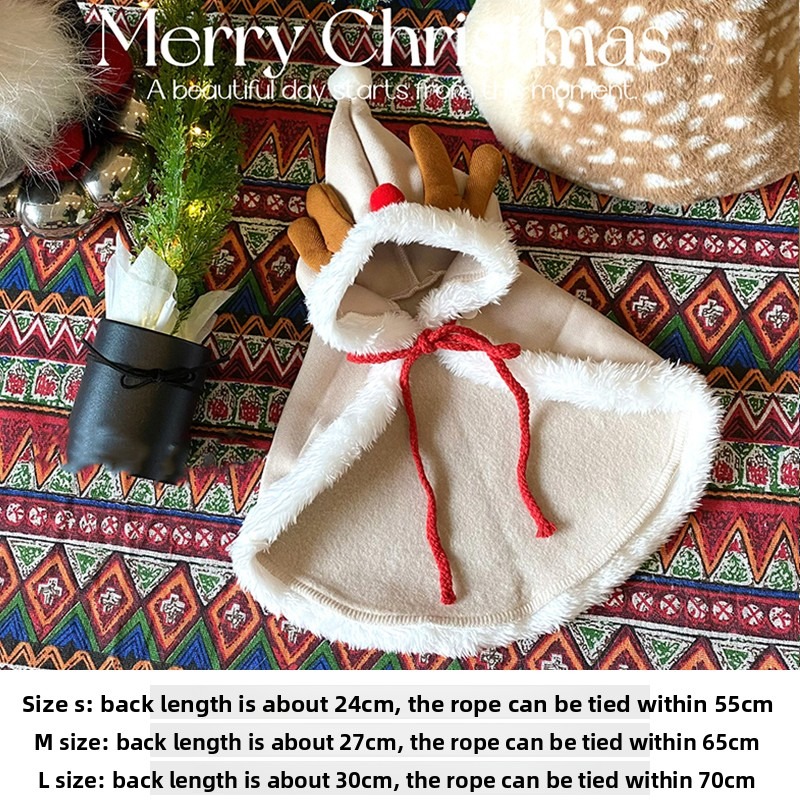 Cat Christmas Cloak Winter Pet - Winter Clothing Dress Up recension och pris