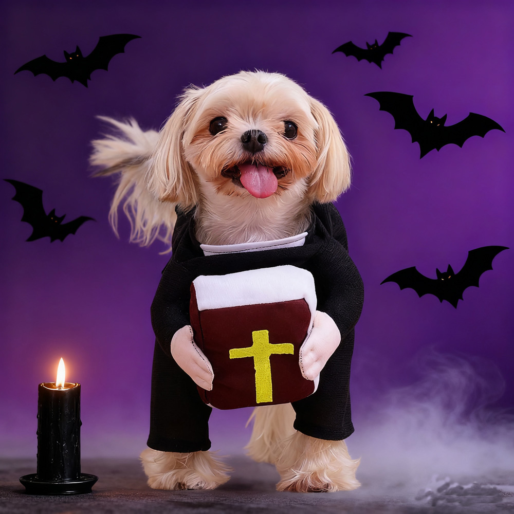 Funny Halloween Pet Dog Cospla - Winter Clothing Dress Up recension och pris