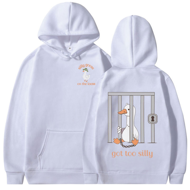 Silly Goose on The Loose Hoodi - Winter Clothing Meme recension och pris