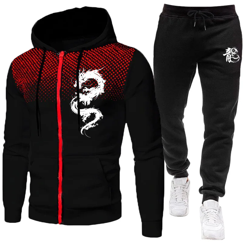 Men's Paris Dragon Pattern Fas - Winter Clothing Fashion recension och pris