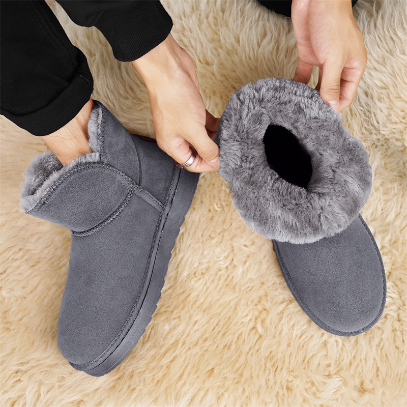 Winter Couple Bread Style Snow - Snow Boot Fur Lined recension och pris