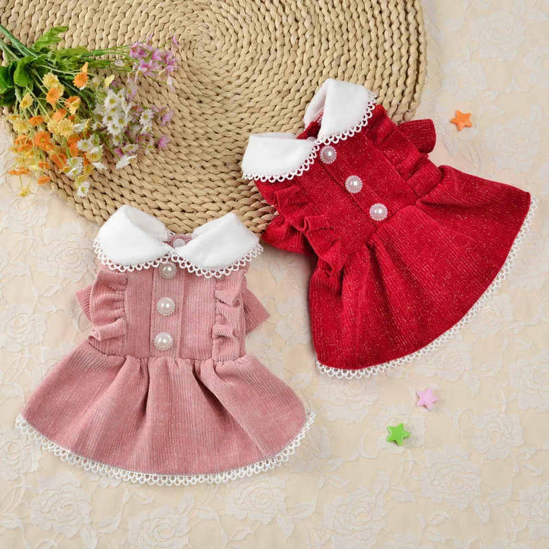 Elegant Princess Dress Dog Clo - Winter Clothing Dress Up recension och pris