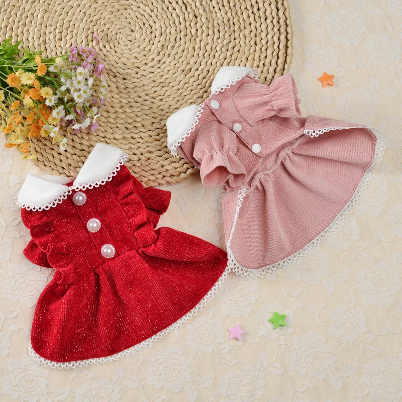 Elegant Princess Dress Dog Clo - Winter Clothing Dress Up recension och pris