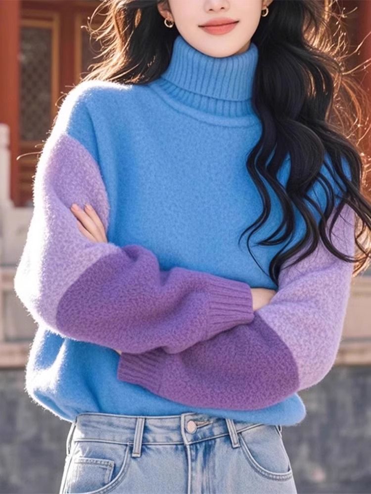 Stylish Contrasting Colors Spl - Winter Clothing Colors recension och pris