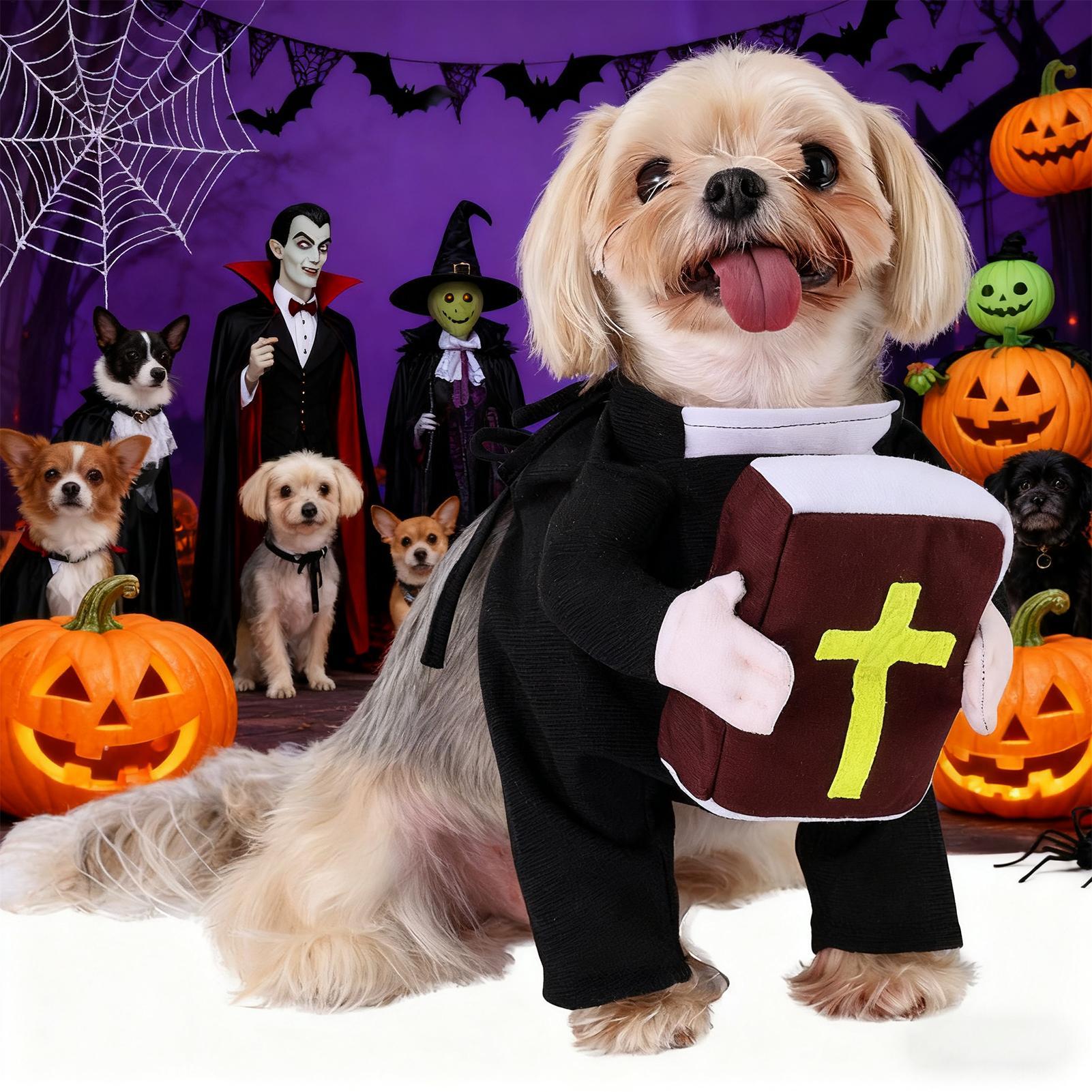 Dog Cosplay Costume Funny Dog  - Winter Clothing Dress Up recension och pris